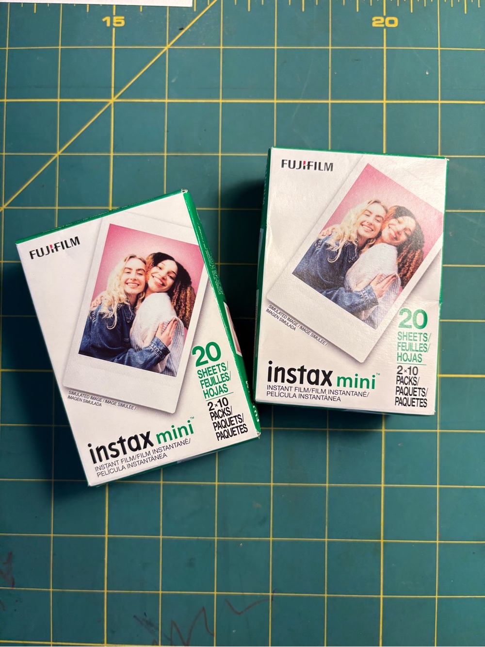 (2) Fujifilm Instax Mini Instant Film Pack - White Border